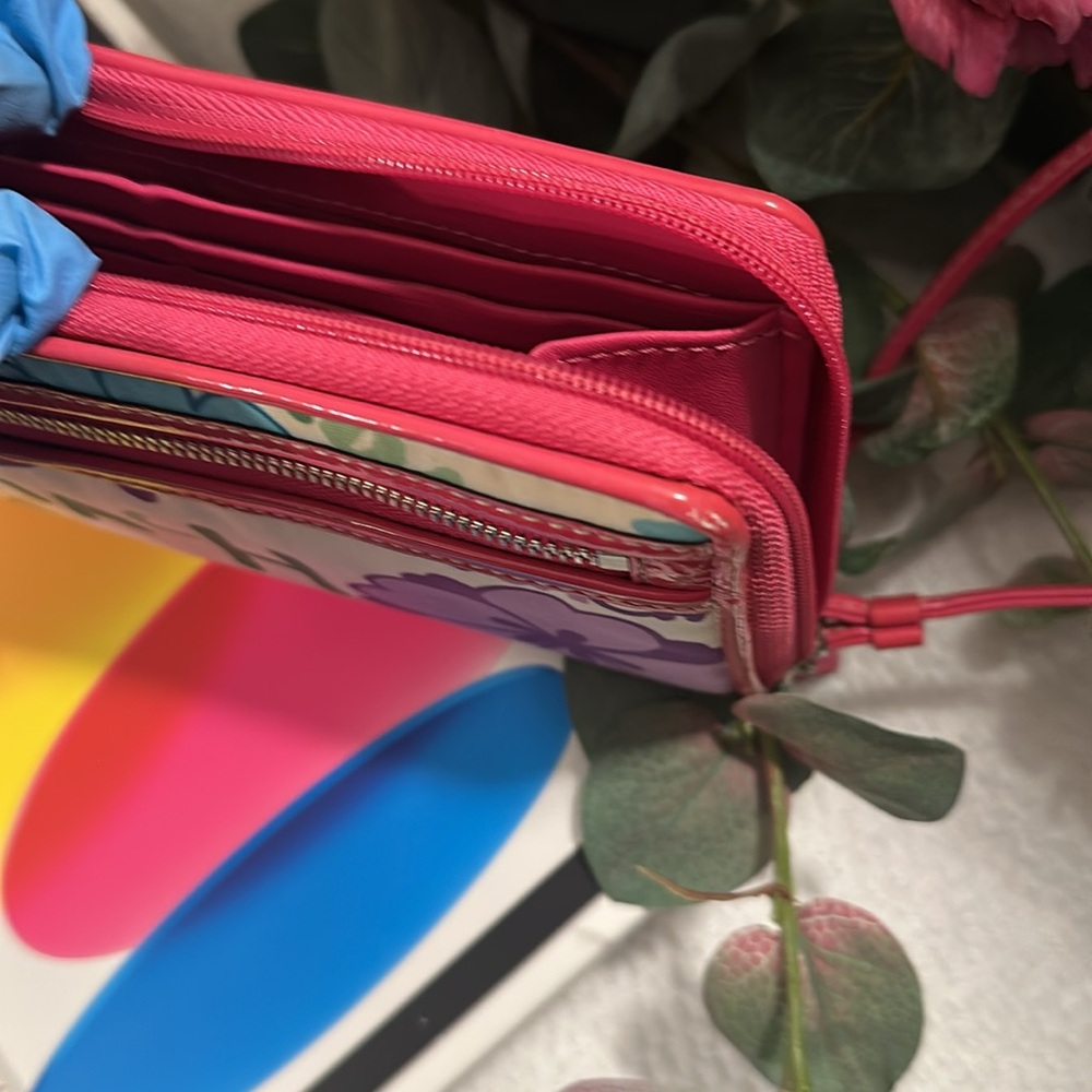 Coach Floral Wallet - Pink and Multicolor - Picture 4 of 10